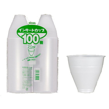 【単品】日本デキシー インサートカップ F型2列 100個