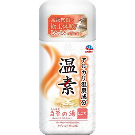 【単品8個セット】温素 白華の湯600G アース製薬