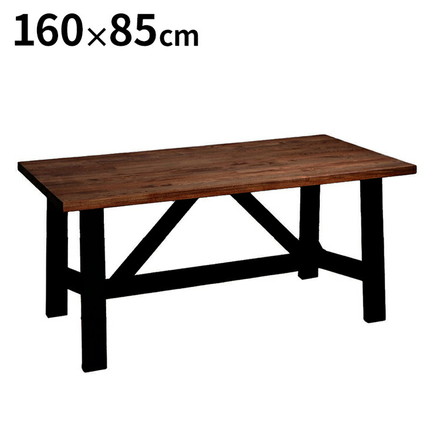 ダイニングテーブル 幅160×奥行85cm 木製 リビング ダイニング 家族 ファミリー 4人掛け 食卓 北欧