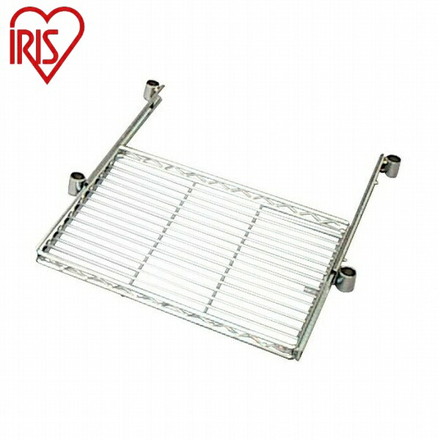 アイリスオーヤマ メタルラックスライドトレー 囲い付き MR-61KST メタルラックスライドトレー 囲い付き