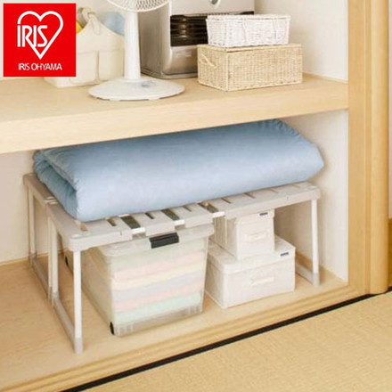 アイリスオーヤマ クローゼット フリーラック 伸縮ラック 伸縮押し入れ整理棚 押入れ 押し入れ SOR-370×2