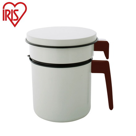 アイリスオーヤマ 活性炭オイルポット900ml カートリッジ1個付 H-OP900 IRIS OYAMA