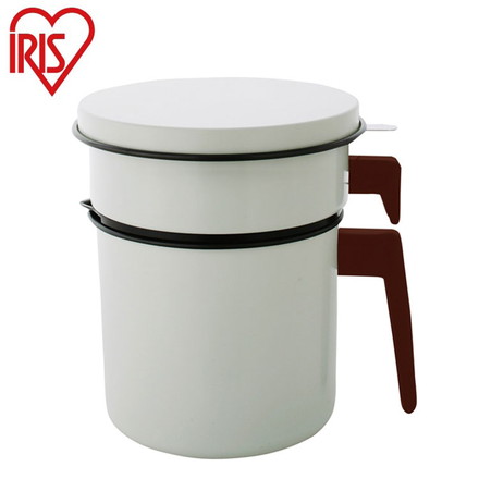 アイリスオーヤマ 活性炭オイルポット1200ml カートリッジ1個付 H-OP1200 IRIS OYAMA