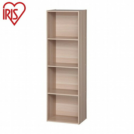 アイリスオーヤマ CBボックス CX-4F ナチュラル カラーボックス 4段 IRIS OYAMA