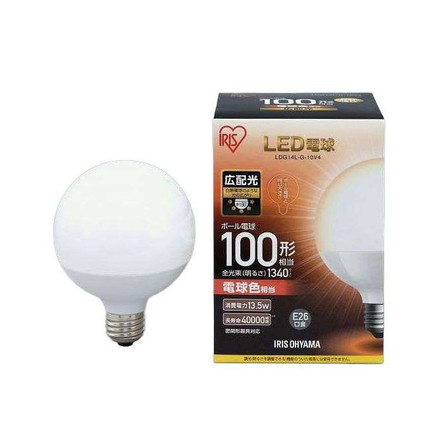 LED電球 ボール電球 100形相当 電球色 LDG14L-G-10V4 アイリスオーヤマ