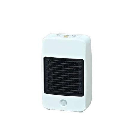 人感センサー付セラミックファンヒーター800W JCH-M082T ホワイトアイリスオーヤマ