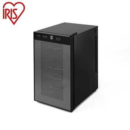 アイリスオーヤマ ワインセラー 50L IWC-P182A-B ブラック ワインセラー 18本 IRIS OYAMA