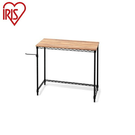 アイリスオーヤマ カラーメタルラック デスク CMM-D81361ブラック カラーメタルラック デスク IRIS