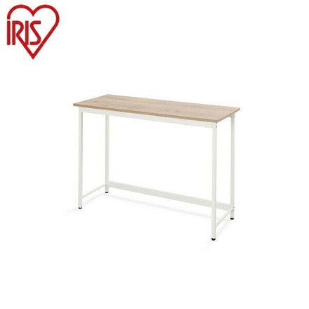 アイリスオーヤマ ベーシックデスク1000×400 BDK-1040 ライトナチュラル/ホワイト