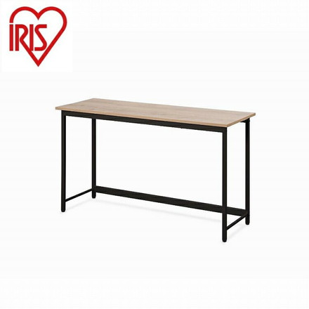 アイリスオーヤマ ベーシックデスク1200×400 BDK-1240 ライトナチュラル/ブラック IRIS