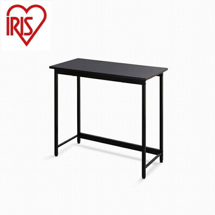 アイリスオーヤマ ベーシックデスク800×400 BDK-8040 ブラック/ブラック IRIS