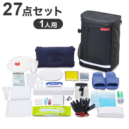アイリスオーヤマ 防災セット 1人用27点BS1-27