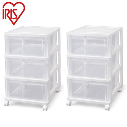 アイリスオーヤマ クローゼットチェスト 2個セット 衣装ケース 衣類収納 押し入れ収納 押入れ収納 収納ボックス