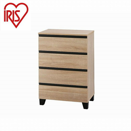 アイリスオーヤマ ウッドチェスト 脚付き WCHL-590 ライトナチュラル IRIS
