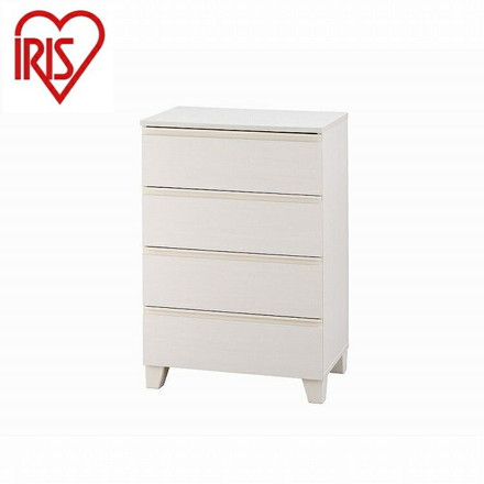 アイリスオーヤマ ウッドチェスト 脚付き WCHL-590 オフホワイト IRIS OHYAMA