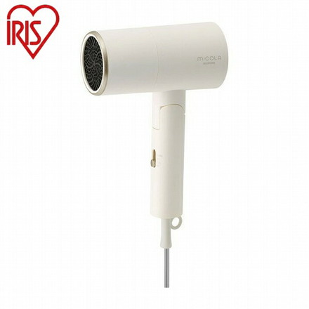 アイリスオーヤマ イオンドライヤー ドライヤー ミコラ MiCOLA HDR-M201 IRIS OYAMA オフホワイト