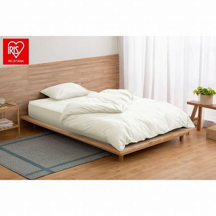 アイリスオーヤマ ボックスシーツ BXS-CS-D アイボリー IRIS