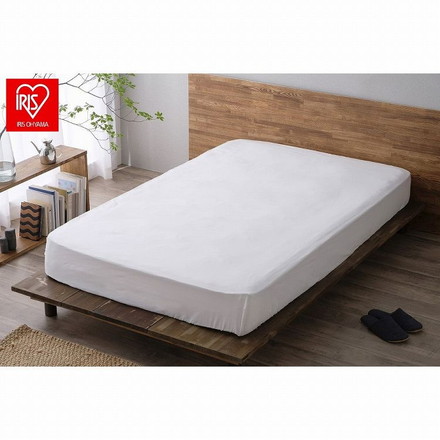 アイリスオーヤマ ボックスシーツ BXS-TCA-SD ホワイト IRIS