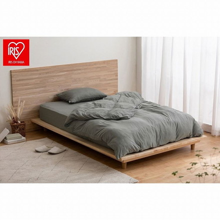 アイリスオーヤマ ボックスシーツ BXS-TCK-S ダークグレー IRIS OHYAMA