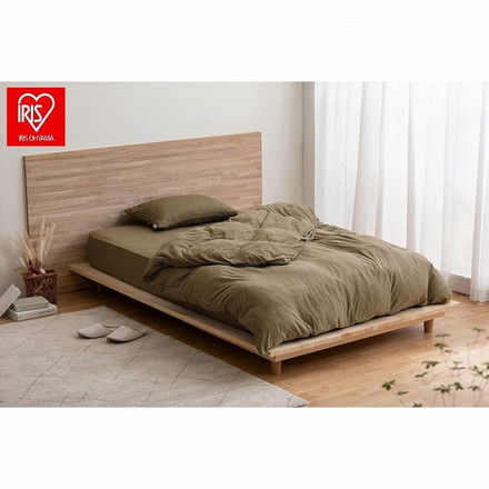 アイリスオーヤマ ボックスシーツ BXS-TCK-S ブラウン IRIS OHYAMA