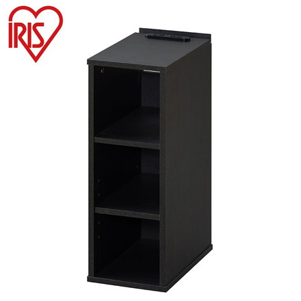 アイリスオーヤマ ナイトテーブル 棚付き 幅18 サイドテーブル コンセント ナイトテーブル ベッドサイド