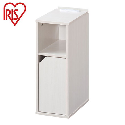 アイリスオーヤマ ナイトテーブル 扉付き 幅18 サイドテーブル コンセント ナイトテーブル ベッドサイド