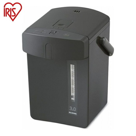 アイリスオーヤマ ジャーポット 3.0L メカ式 IMHD-230-B ブラック IRIS OHYAMA