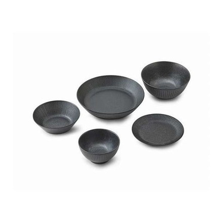 食器 5点セット MNW-5S ブラックアイリスオーヤマ