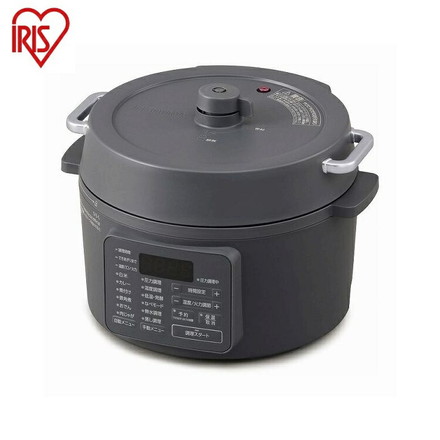 アイリスオーヤマ 電気圧力鍋 3.0L PC-MB3-H グレー IRIS OHYAMA