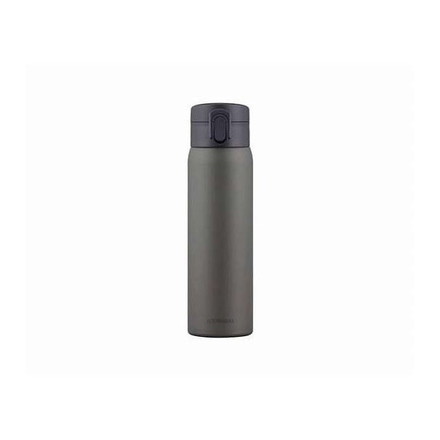 ステンレスケータイボトル ワンタッチ 500ml SKB-O500 グレーアイリスオーヤマ