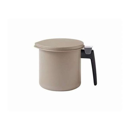 活性炭オイルポット800ml カートリッジ1個付 H-OP800 グレーアイリスオーヤマ