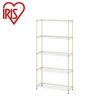 アイリスオーヤマ カラースチールシェルフ ラック大 ベージュ SEC-800 IRIS OHYAMA