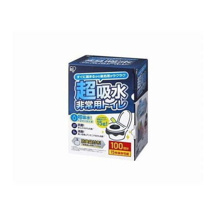 非常用トイレセット 15g100回分 BTS15-100 アイリスオーヤマ