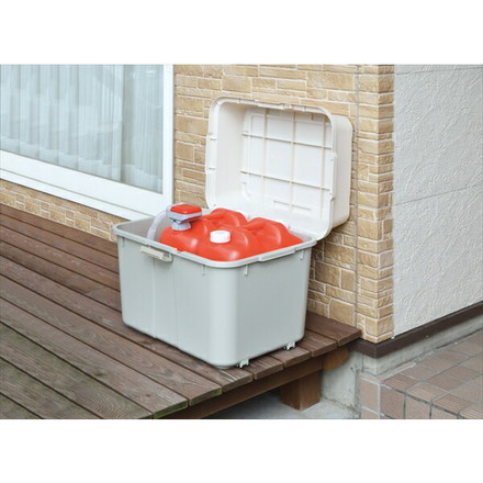 日本製 国産 プラスチック 収納 ボックス ベランダ 物置 屋外 スペースボックス ベランダコンテナ キャスター付き 620cm