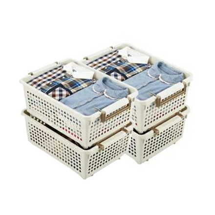 日本製 収納 収納ケース バスケット プラスチック 衣類収納 クローゼット ストレージボックス カゴ キッチン