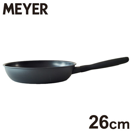 MEYER マイヤー ミッドナイト フライパン 26cm ブラック フライパン ガス火 IH対応 PFOAフリー 黒 キッチンツール おしゃれ Midnight MNH-P26