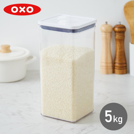 OXO ポップコンテナ ライスストッカー 米びつ 5kg