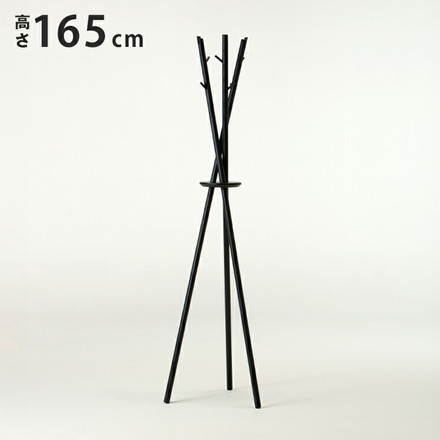 【日本製 コートスタンド 北海道産 タモ材】 スタンドハンガー 衣類掛け 衣服収納 フック 洋服掛け ウレタン塗装