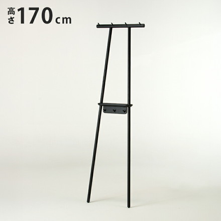 【日本製 デイリーラック 北海道産 タモ材】 ウレタン塗装 衣類掛け 衣服収納 ラック コート掛け 玄関 木製 木目調