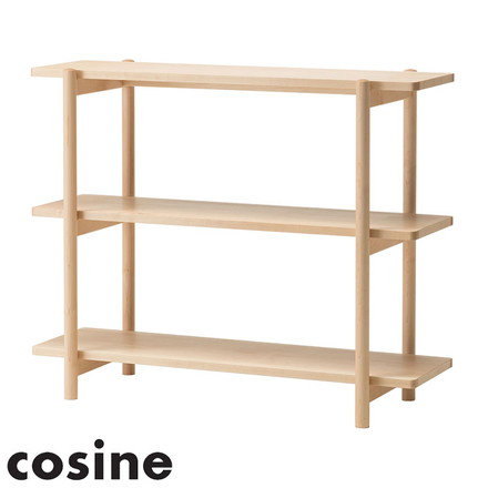 【cosine リビングシェルフ 85 メープル】 コサイン 日本製 旭川家具 国産 収納 収納ラック オープンラック
