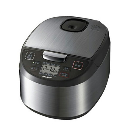 シャープ ジャー炊飯器 5.5合 KS-S10J-S シルバー
