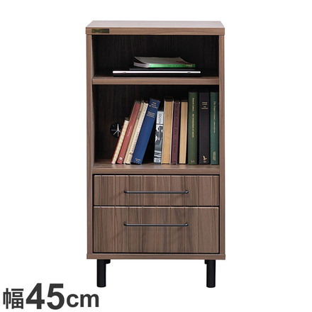 キャビネット 幅45cm 木目調 レンジ台