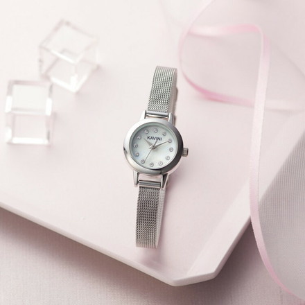 レディースブレスレットウォッチ LA-2022SS 腕時計 レディース シルバー カビーニ