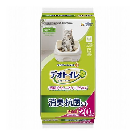 ユニチャーム デオトイレ 消臭・抗菌シート 20枚