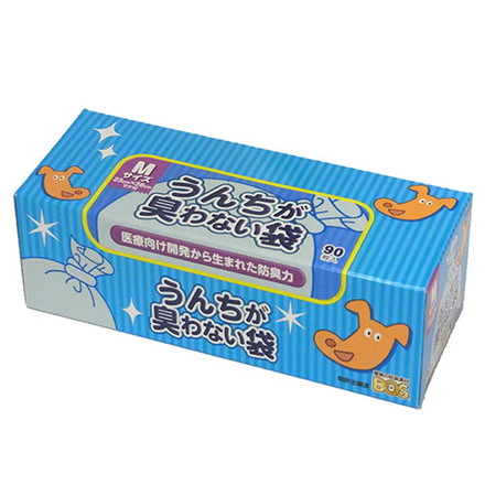クリロン化成 うんちが臭わない袋 BOS ペット用 箱型 Mサイズ 90枚入