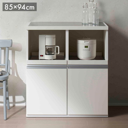 フナモコ キッチンカウンター STW-850 スーパーホワイト ホワイト 幅85 高さ94cm