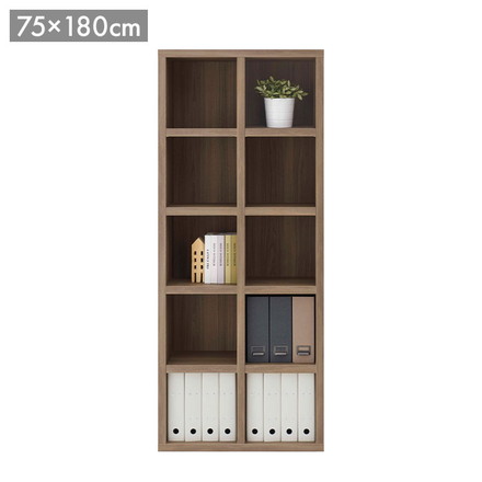 フナモコ ラチス ハイタイプ シェルフ FBG-75T ギャンビットウォール グレージュ ブラウン 木目 シェルフ 棚