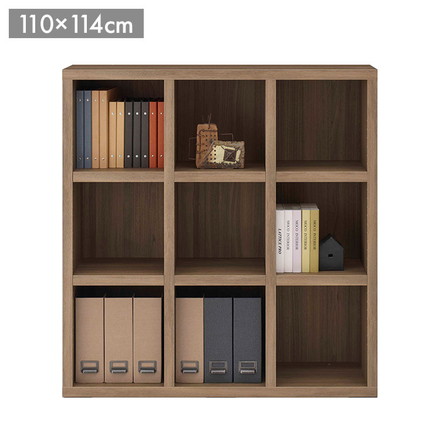 フナモコ ラチス ロータイプ シェルフ FHG-110L ギャンビット グレージュ ブラウン 木目 シェルフ 棚 収納