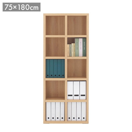 フナモコ ラチス ハイタイプ シェルフ FBC-75T キャナルオーク ナチュラル 木目 シェルフ 棚 収納 家具