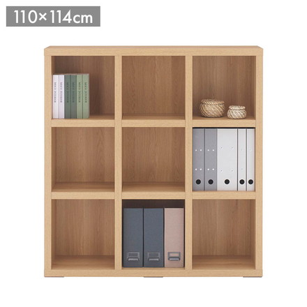 フナモコ ラチス ロータイプ シェルフ FHC-110L キャナルオーク ナチュラル 木目 シェルフ 棚 収納 家具